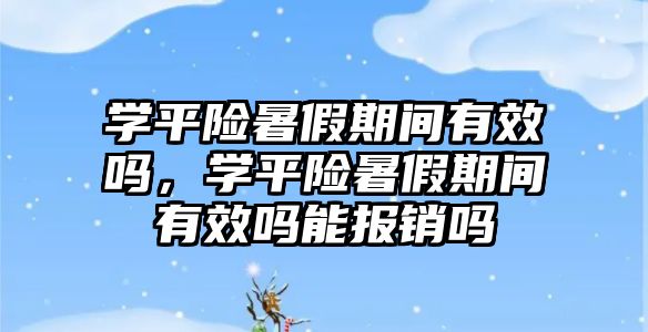 學平險暑假期間有效嗎，學平險暑假期間有效嗎能報銷嗎